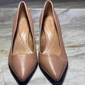 Alfani Women's Blush Leather Heels